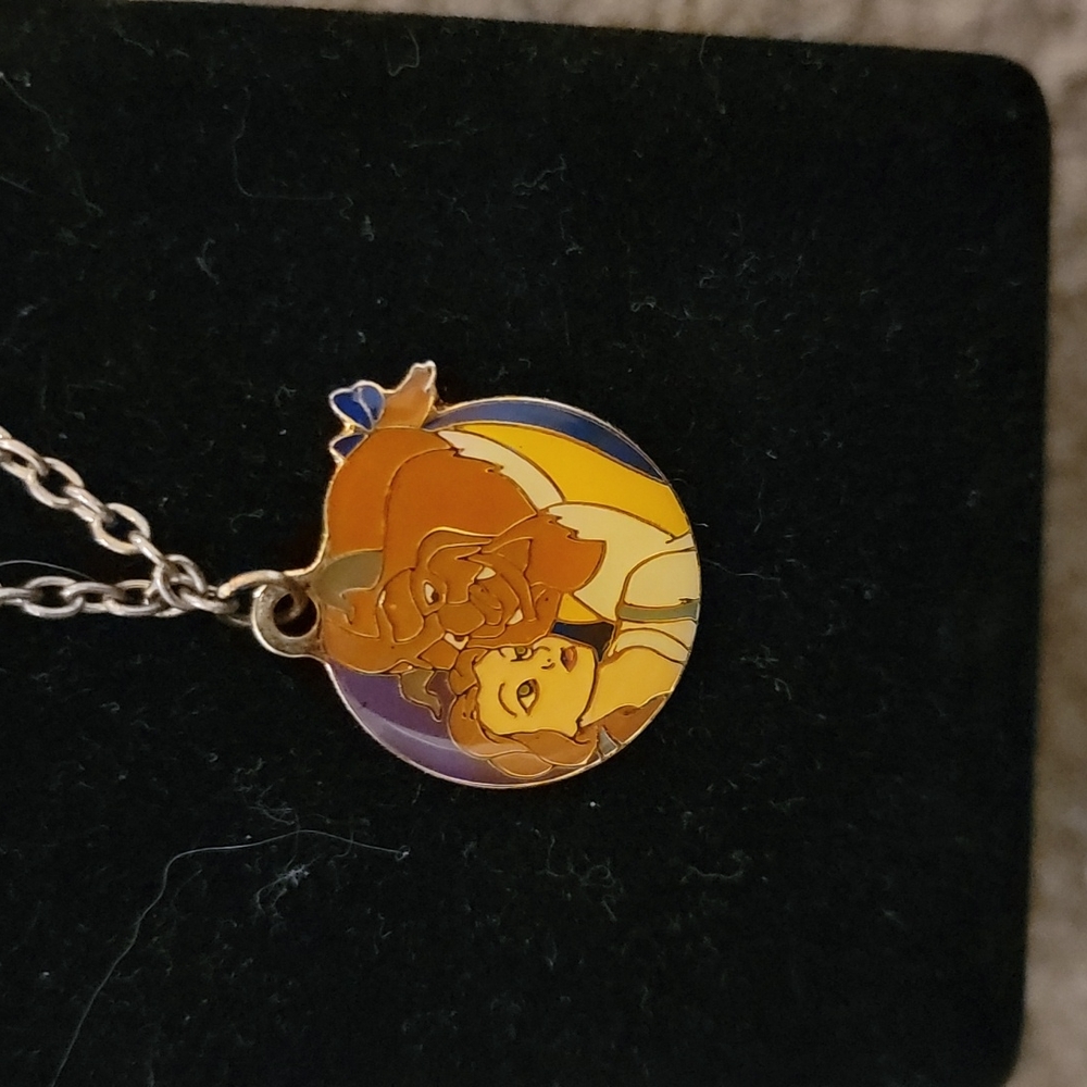 Beauty and the beast necklace
